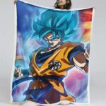 Son Goku Dragon Ball Z Super Saiyajin 1001 Decke – Fleecedecke