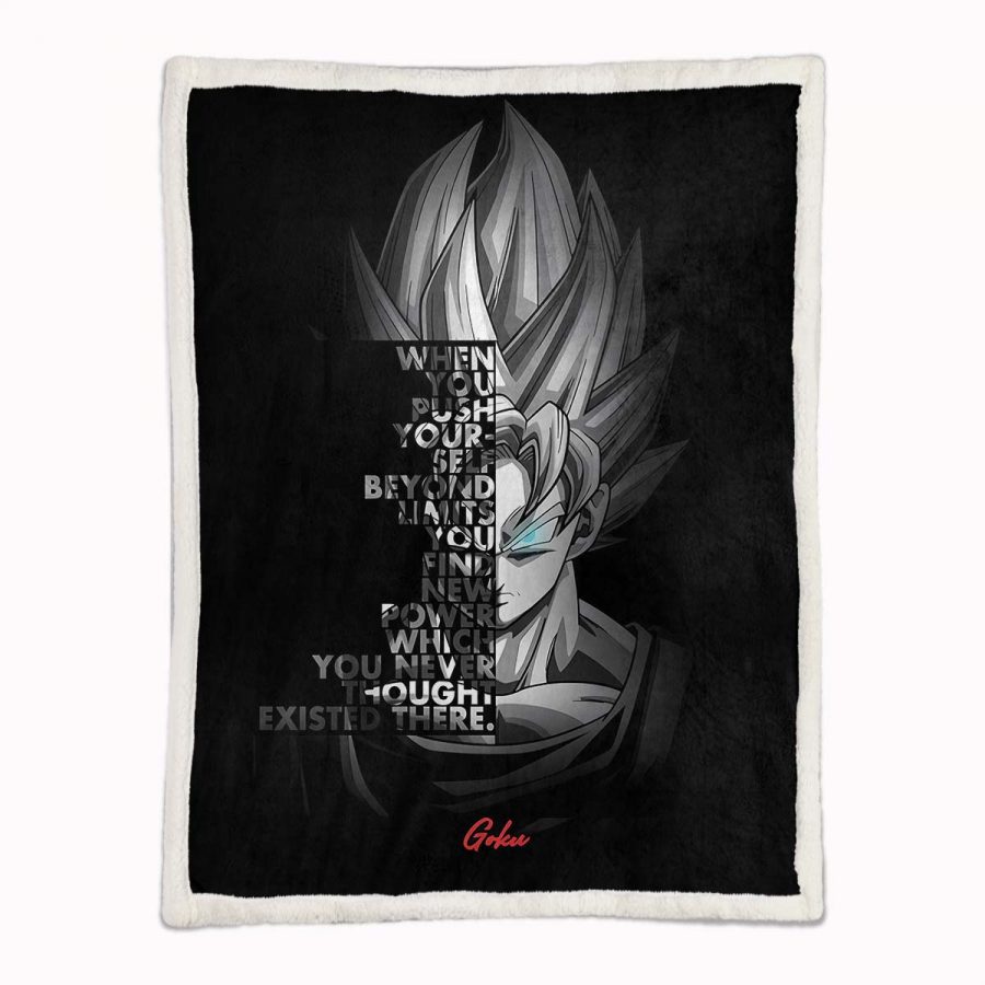 Son Goku Dragon Ball 1022 Decke - Fleecedecke – Bild 2
