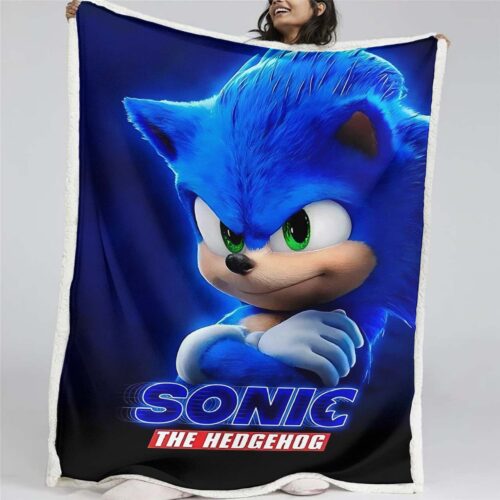 Sonic-Spiel 01 Decke - Fleecedecke