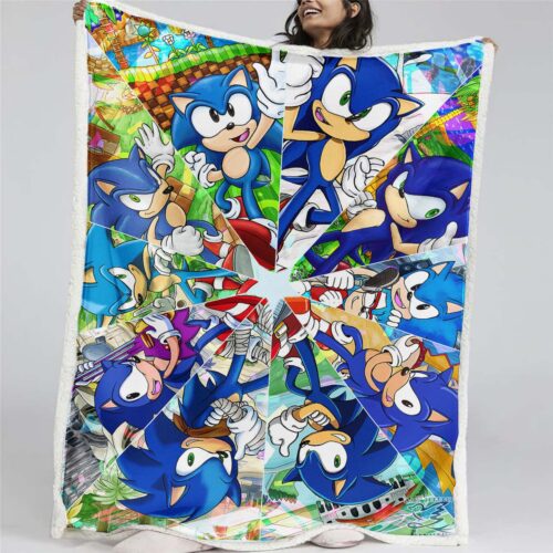 Sonic-Spiel 03 Decke - Fleecedecke