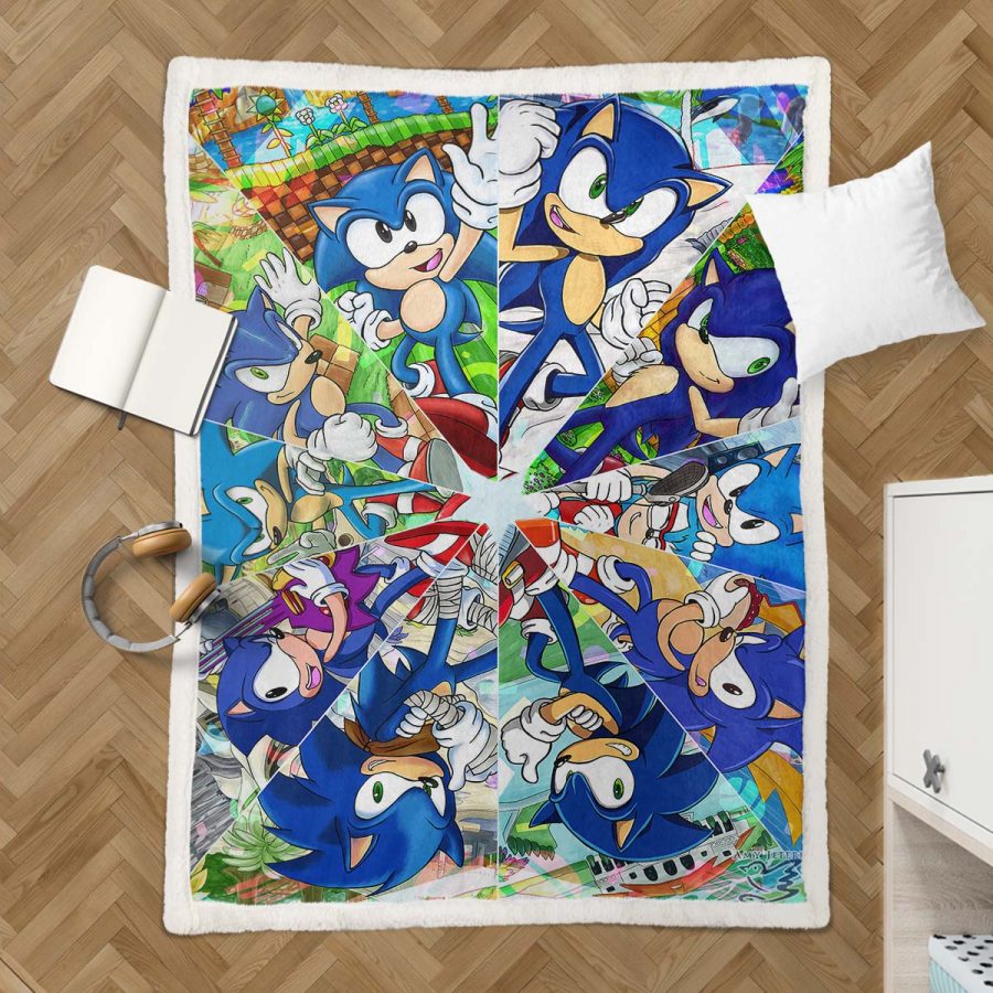 Sonic-Spiel 03 Decke - Fleecedecke – Bild 3