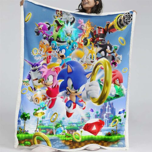 Sonic-Spiel 04 Decke - Fleecedecke