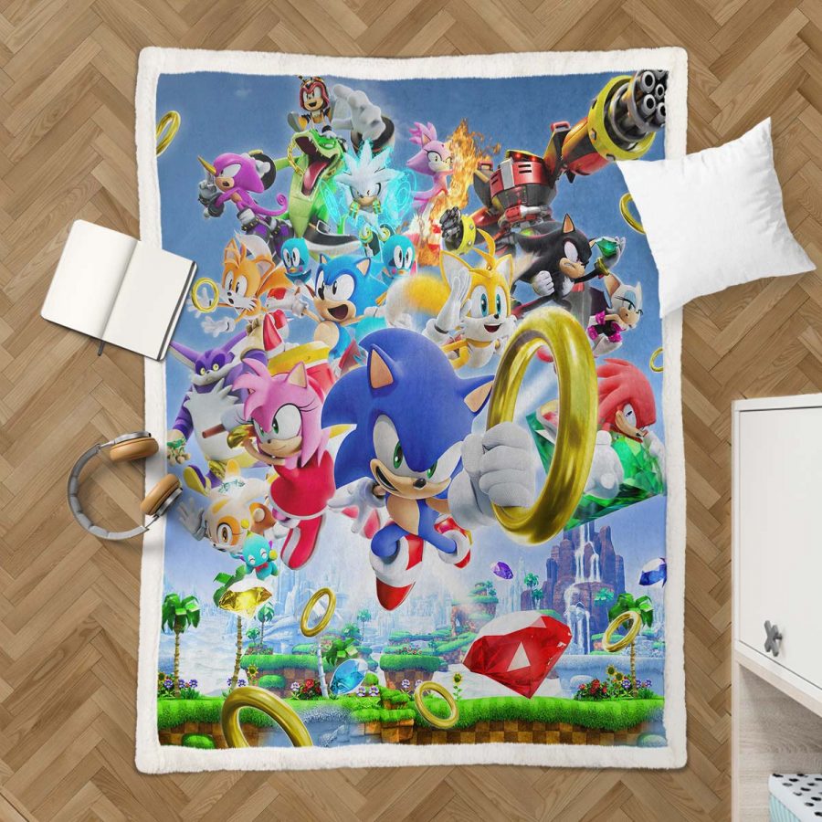 Sonic-Spiel 04 Decke - Fleecedecke – Bild 3