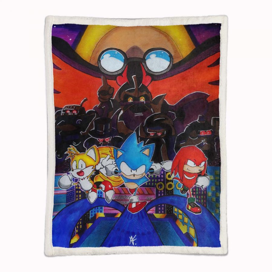 Sonic-Spiel 09 Decke - Fleecedecke – Bild 2