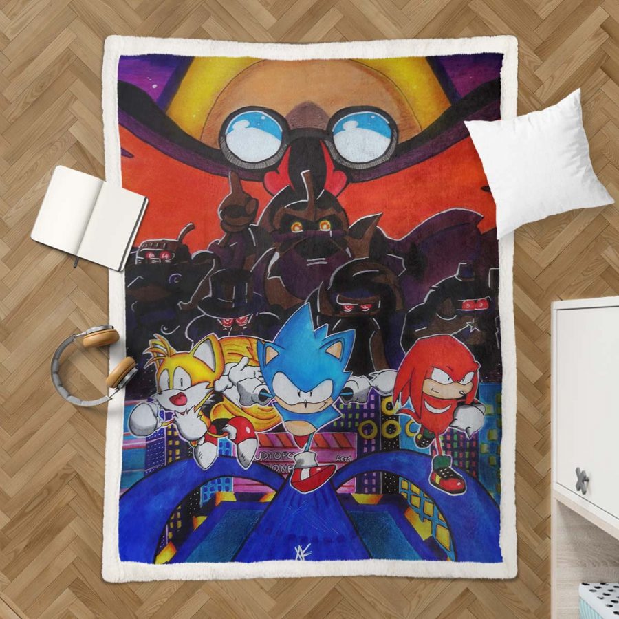 Sonic-Spiel 09 Decke - Fleecedecke – Bild 3