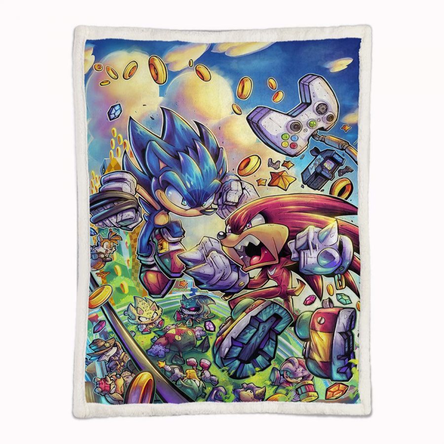 Sonic-Spiel 12 Decke - Fleecedecke – Bild 2