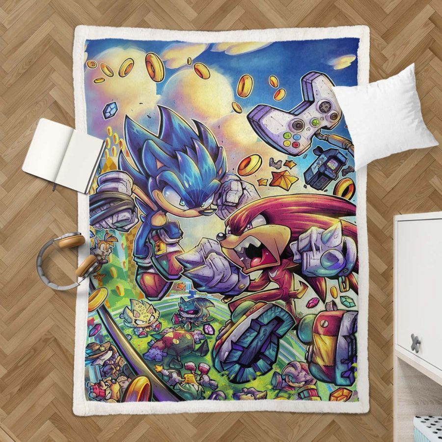 Sonic-Spiel 12 Decke - Fleecedecke – Bild 3