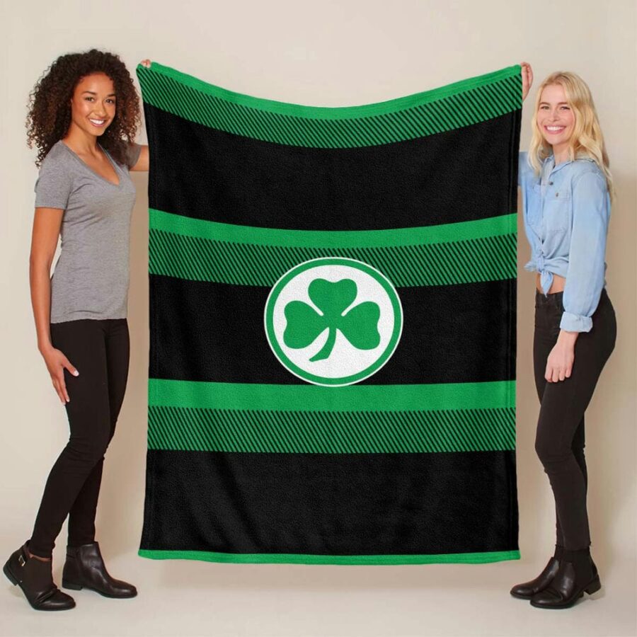 SpVgg Greuther Fürth schwarz grün Fleecedecke - Decke