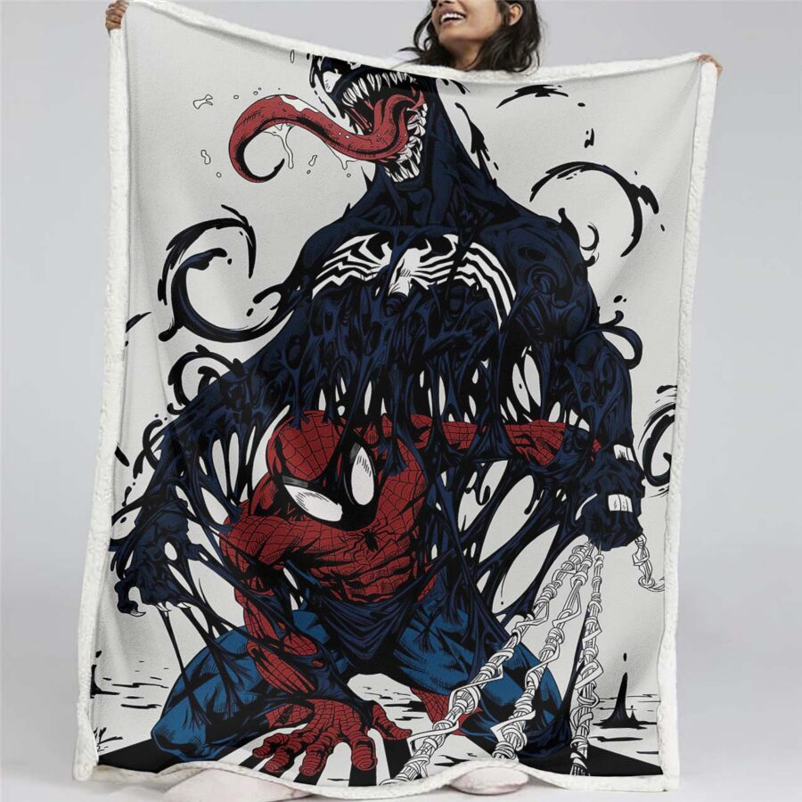 Spiderman Marvel 16 Decke - Fleecedecke