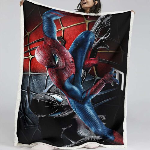 Spiderman Marvel 19 Decke - Fleecedecke