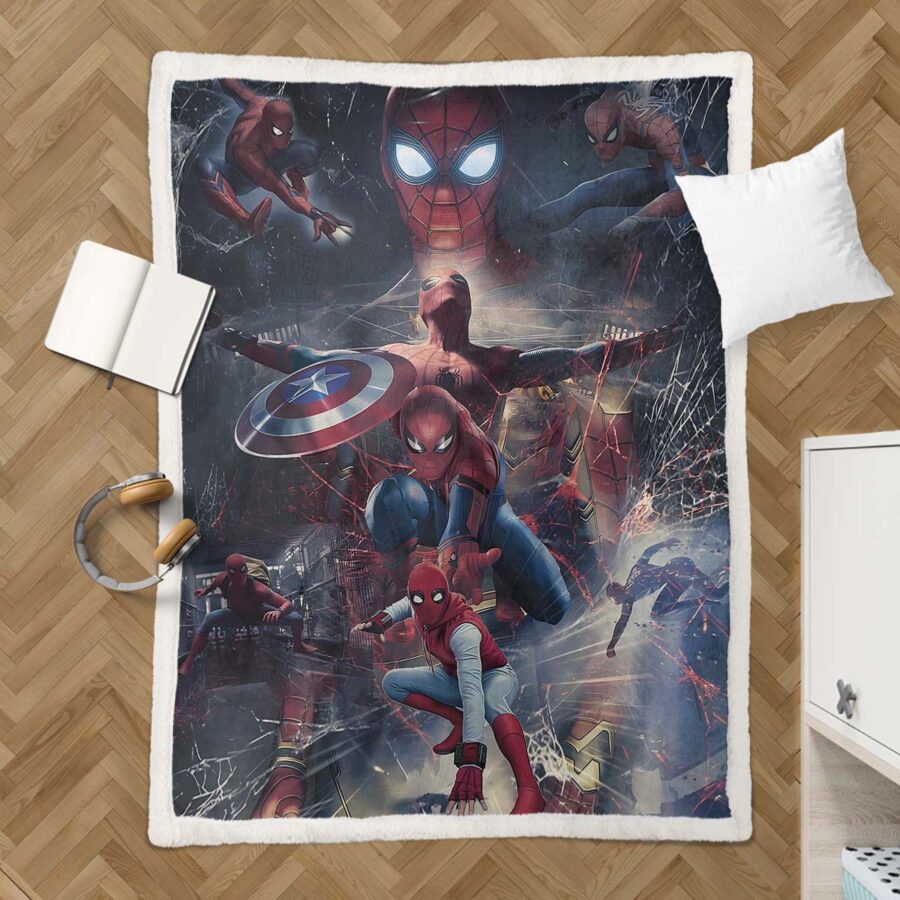 Spiderman Marvel 24 Decke - Fleecedecke – Bild 3