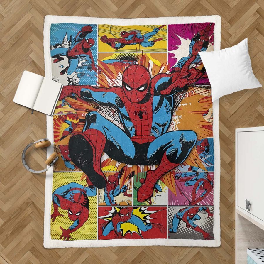 Spiderman Marvel 26 Decke - Fleecedecke – Bild 3