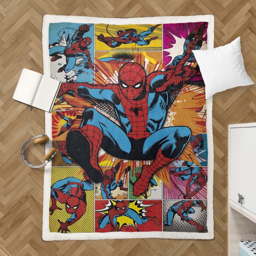 Spiderman Marvel 33 Decke - Fleecedecke – Bild 3
