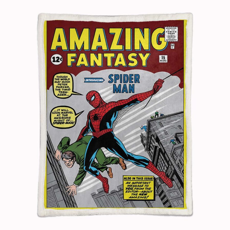 Spiderman Marvel 34 Decke - Fleecedecke – Bild 2