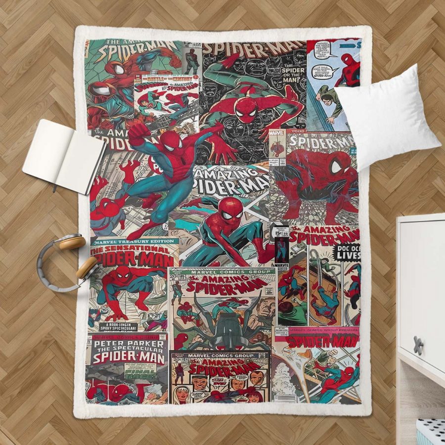 Spiderman Marvel 36 Decke - Fleecedecke – Bild 3