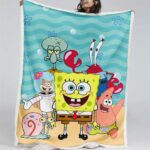 SpongeBob Alle Charaktere 05 Decke – Fleecedecke