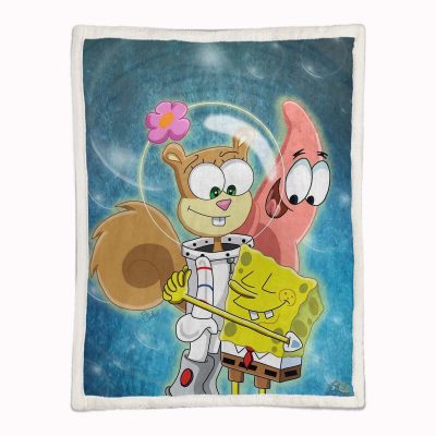 Alternative view of SpongeBob Schwammkopf und Patrick 03 Decke - Fleecedecke