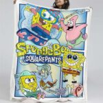SpongeBob Schwammkopf und Patrick 04 Decke – Fleecedecke