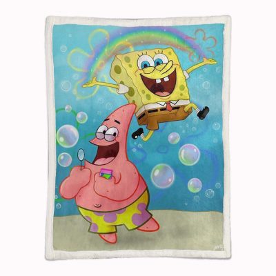 Alternative view of SpongeBob Schwammkopf und Patrick Decke - Fleecedecke
