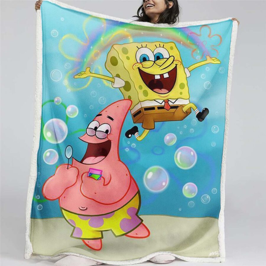 SpongeBob Schwammkopf und Patrick Decke - Fleecedecke