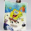 SpongeBob Schwammkopf Happy 01 Decke - Fleecedecke