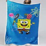 SpongeBob Schwammkopf Happy 03 Decke – Fleecedecke