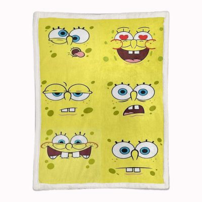 Alternative view of SpongeBob Schwammkopf Glückliches Gesicht Decke - Fleecedecke