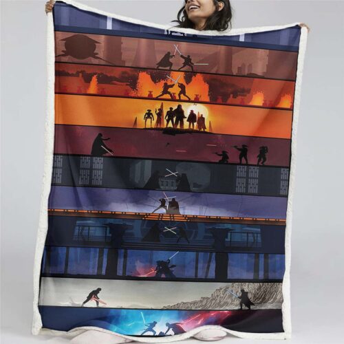 Star Wars Charaktere 04 Decke - Fleecedecke
