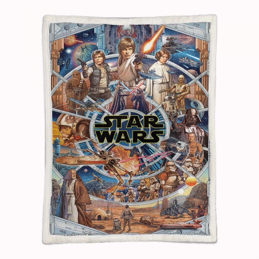 Star Wars Charaktere 08 Decke - Fleecedecke – Bild 2