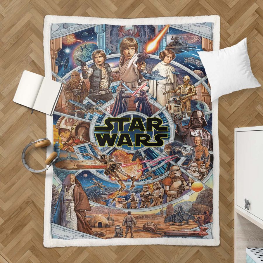 Star Wars Charaktere 08 Decke - Fleecedecke – Bild 3