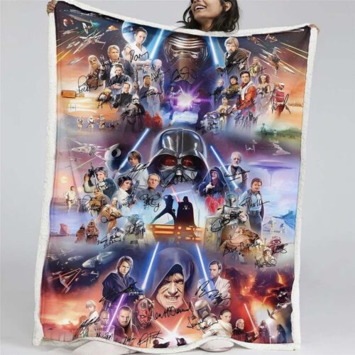 Star Wars Charaktere 09 Decke - Fleecedecke