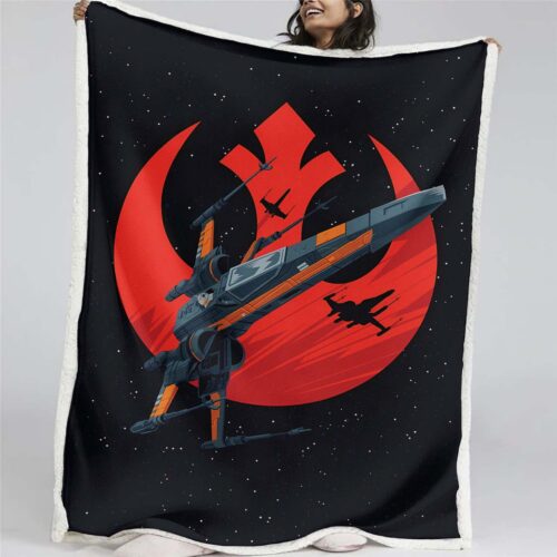 Star Wars Charaktere 12 Decke - Fleecedecke