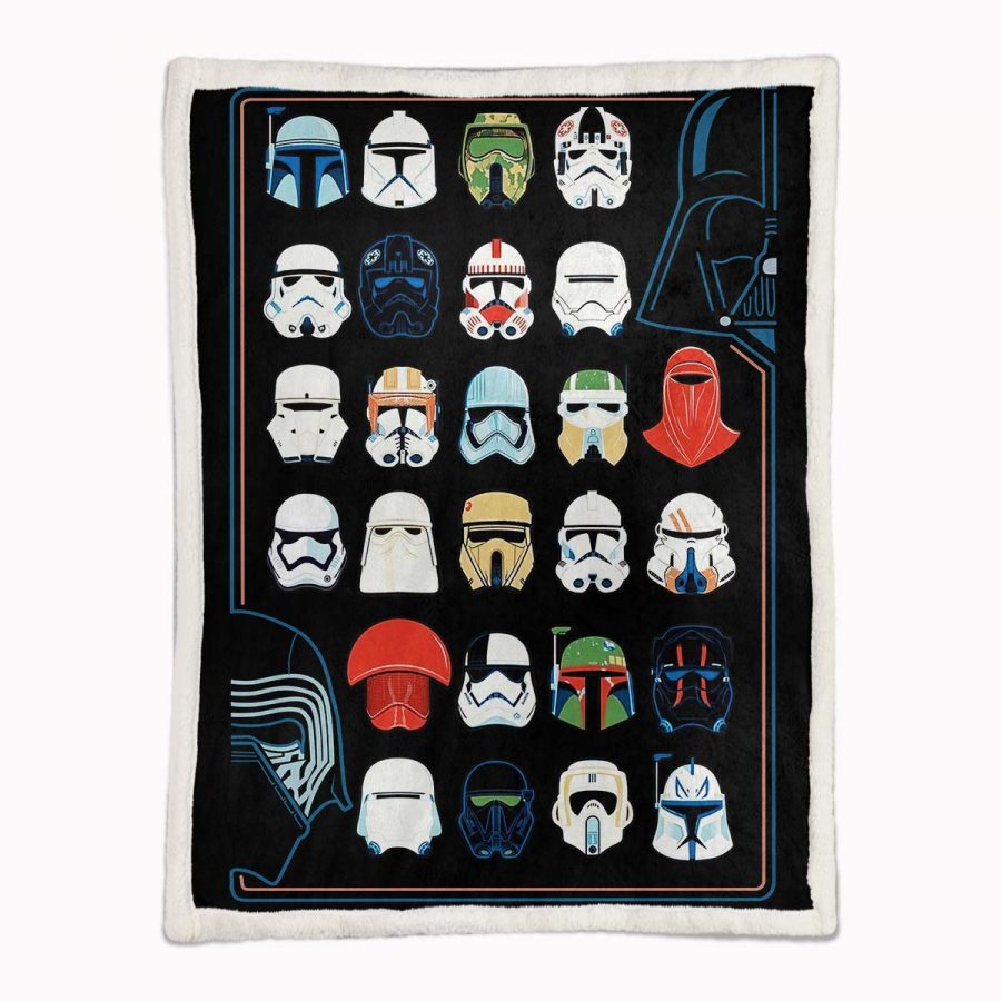 Star Wars Charaktere Gesicht 04 Decke - Fleecedecke – Bild 2