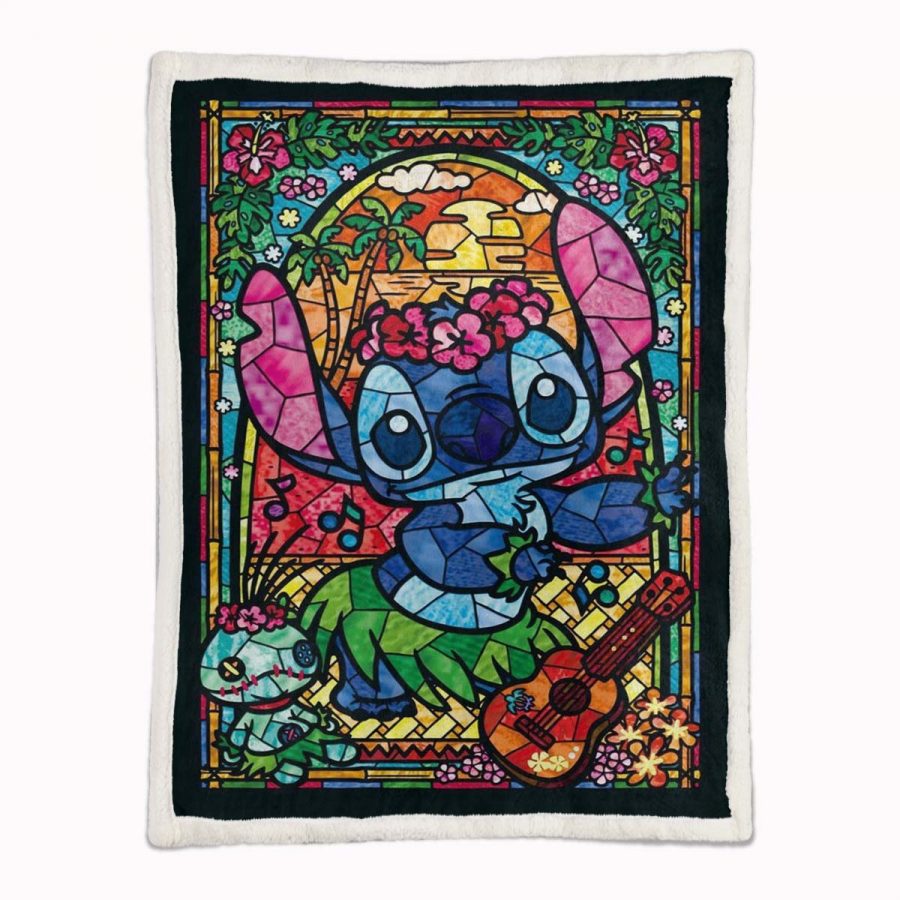 Stitch Lilo und Stitch Decke - Fleecedecke – Bild 2