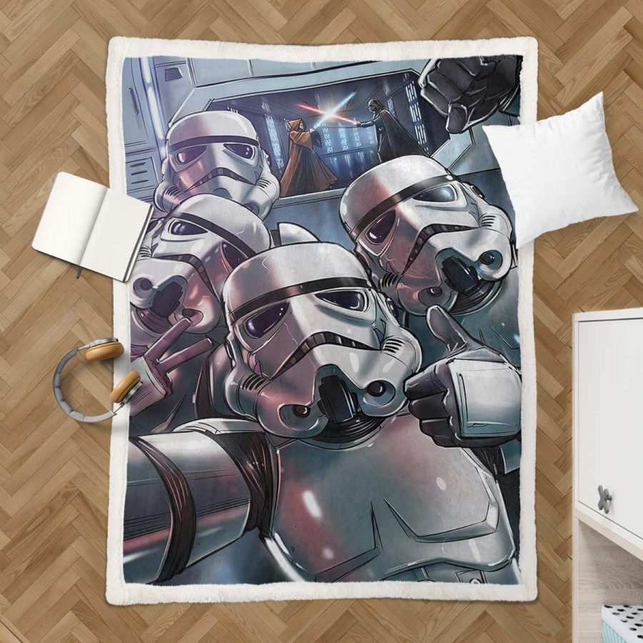 Sturmtruppler Star Wars 01 Decke - Fleecedecke – Bild 3