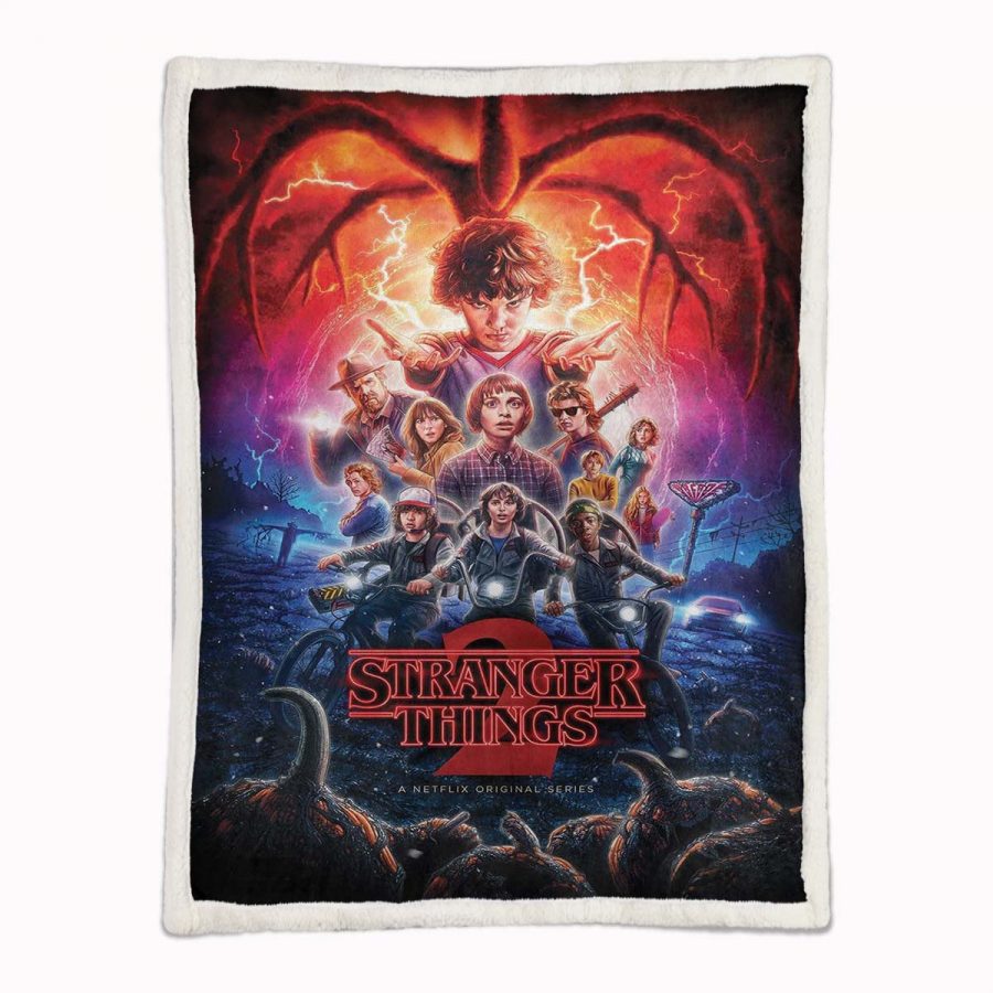 Stranger Things Alle Charaktere 02 Decke - Fleecedecke – Bild 2