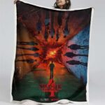 Stranger Things Alle Charaktere 04 Decke – Fleecedecke