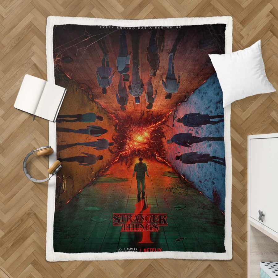 Stranger Things Alle Charaktere 04 Decke - Fleecedecke – Bild 3