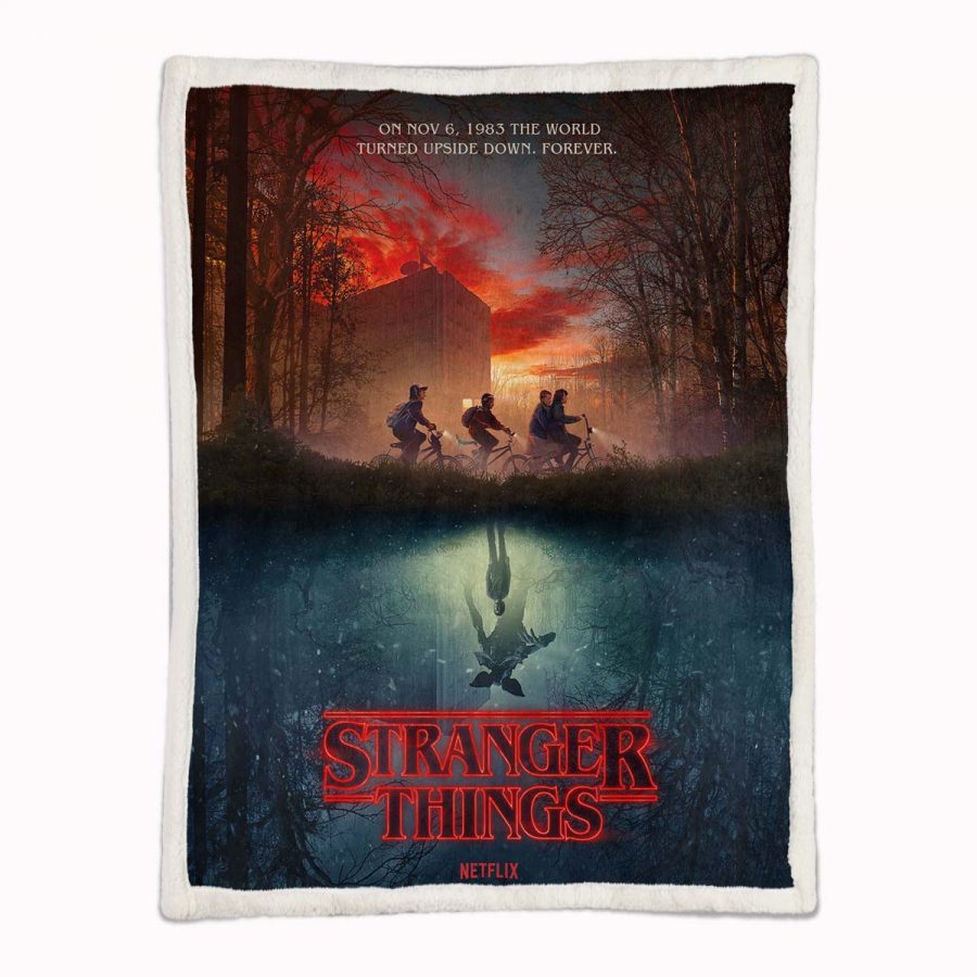 Stranger Things Alle Charaktere 05 Decke - Fleecedecke – Bild 2