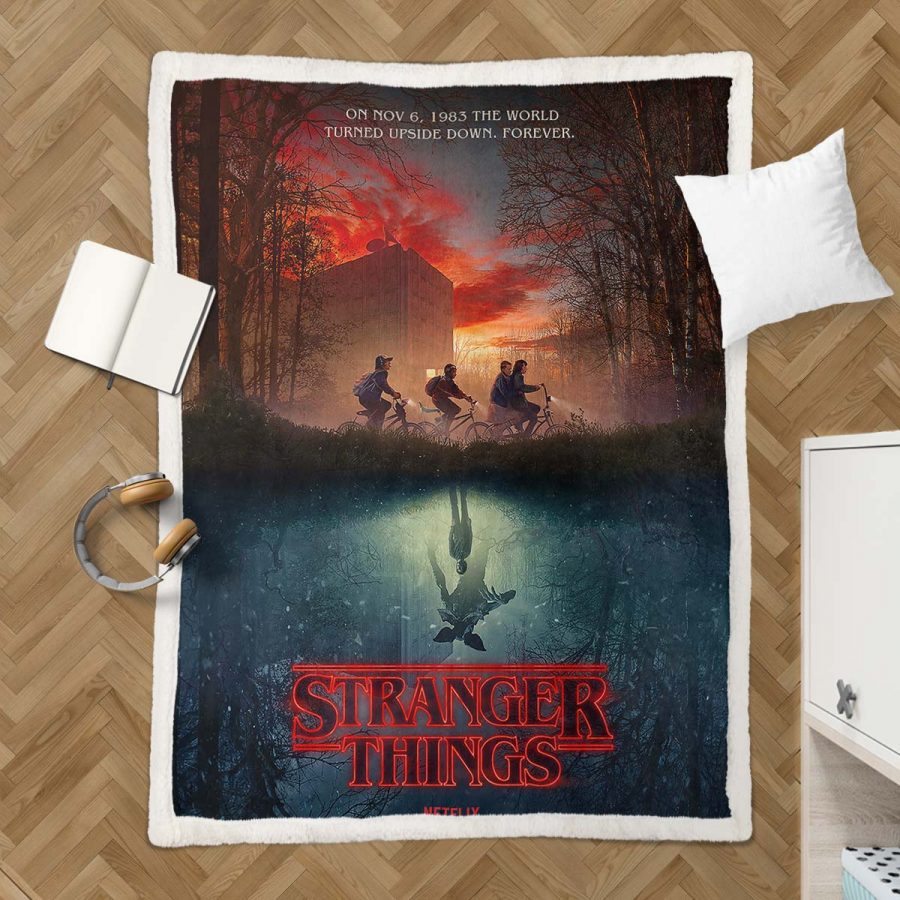 Stranger Things Alle Charaktere 05 Decke - Fleecedecke – Bild 3