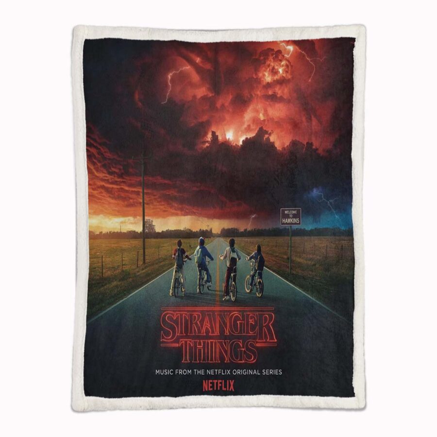 Stranger Things Alle Charaktere 06 Decke - Fleecedecke – Bild 2