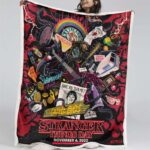 Stranger Things Alle Charaktere 07 Decke – Fleecedecke