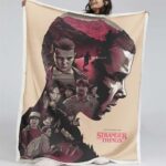 Stranger Things Alle Charaktere 08 Decke – Fleecedecke