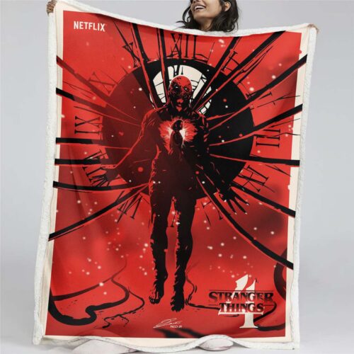 Stranger Things Alle Charaktere 10 Decke - Fleecedecke
