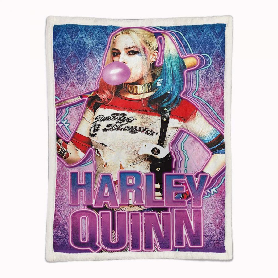 Suicide Squad Harley Quinn 02 Decke - Fleecedecke – Bild 2