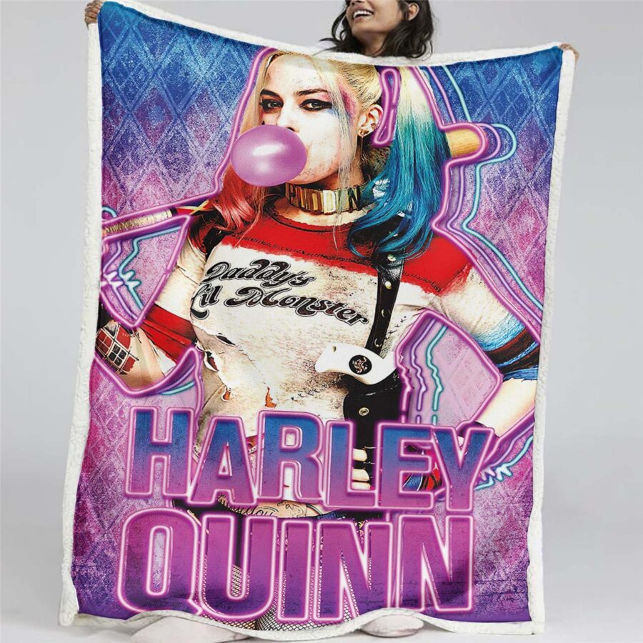 Suicide Squad Harley Quinn 02 Decke - Fleecedecke