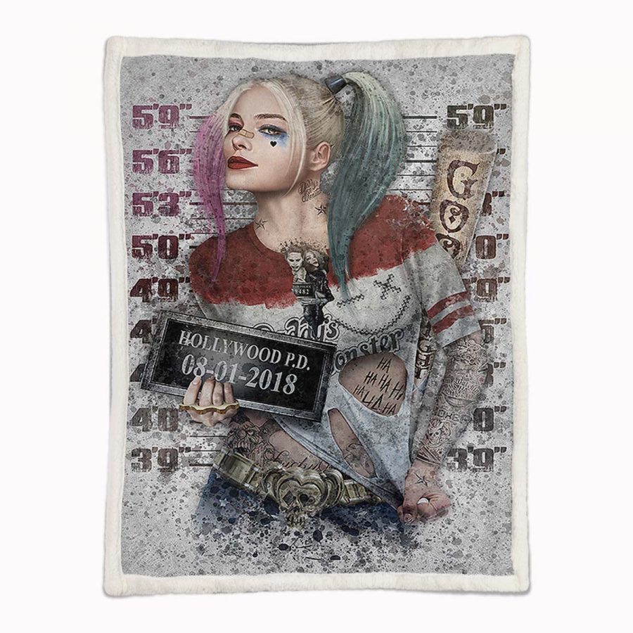 Suicide Squad Harley Quinn 03 Decke - Fleecedecke – Bild 2