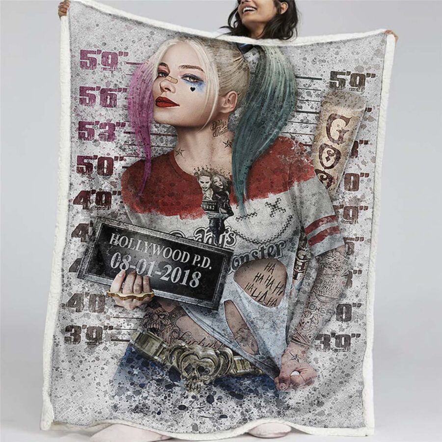 Suicide Squad Harley Quinn 03 Decke - Fleecedecke