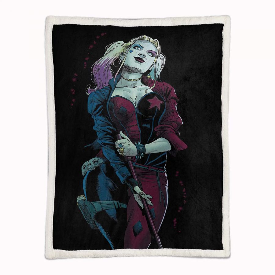 Suicide Squad Harley Quinn 04 Decke - Fleecedecke – Bild 2
