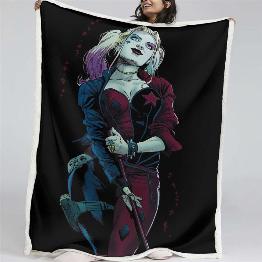 Suicide Squad Harley Quinn 04 Decke - Fleecedecke